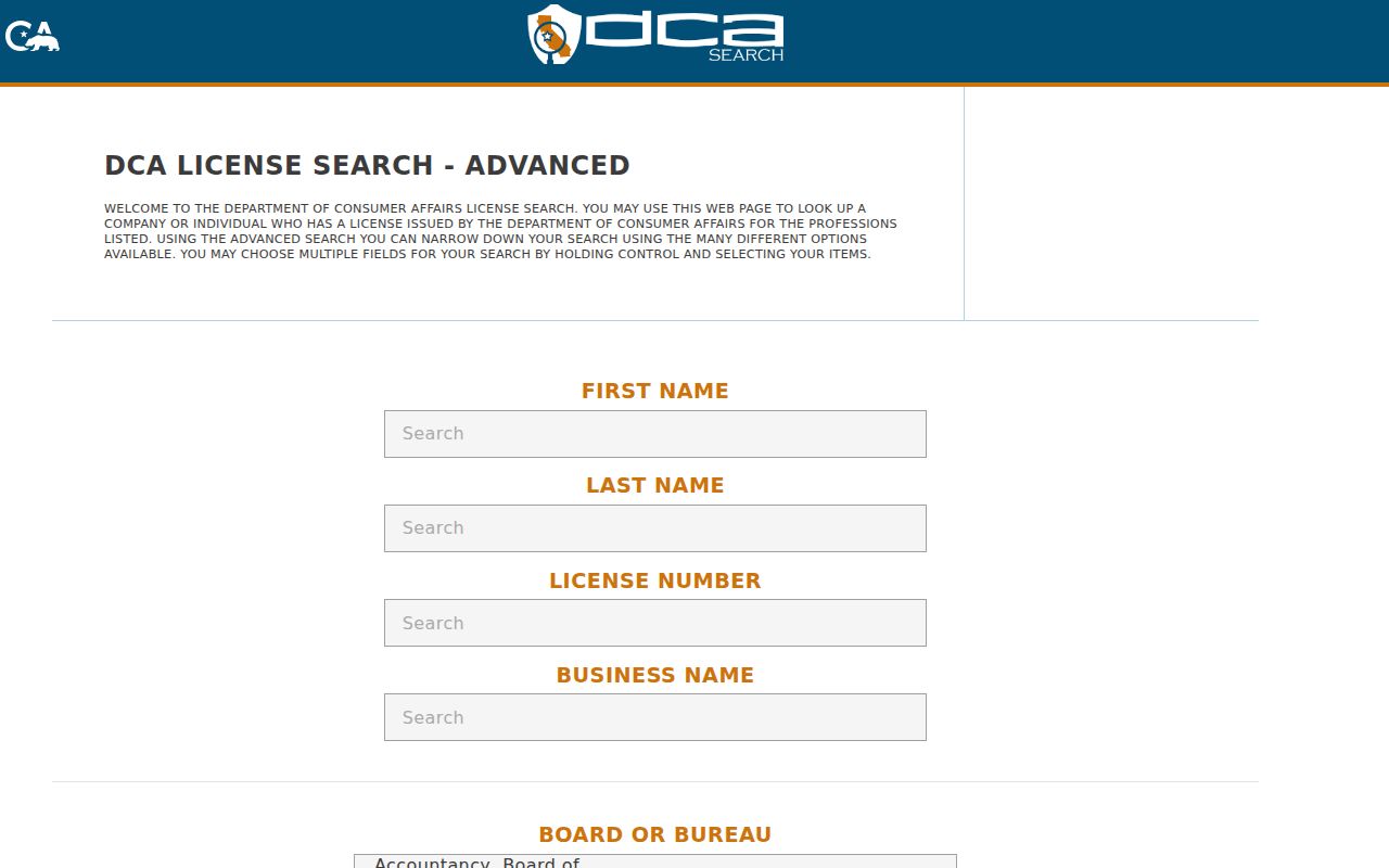 Soledad residents directory California advanced license search