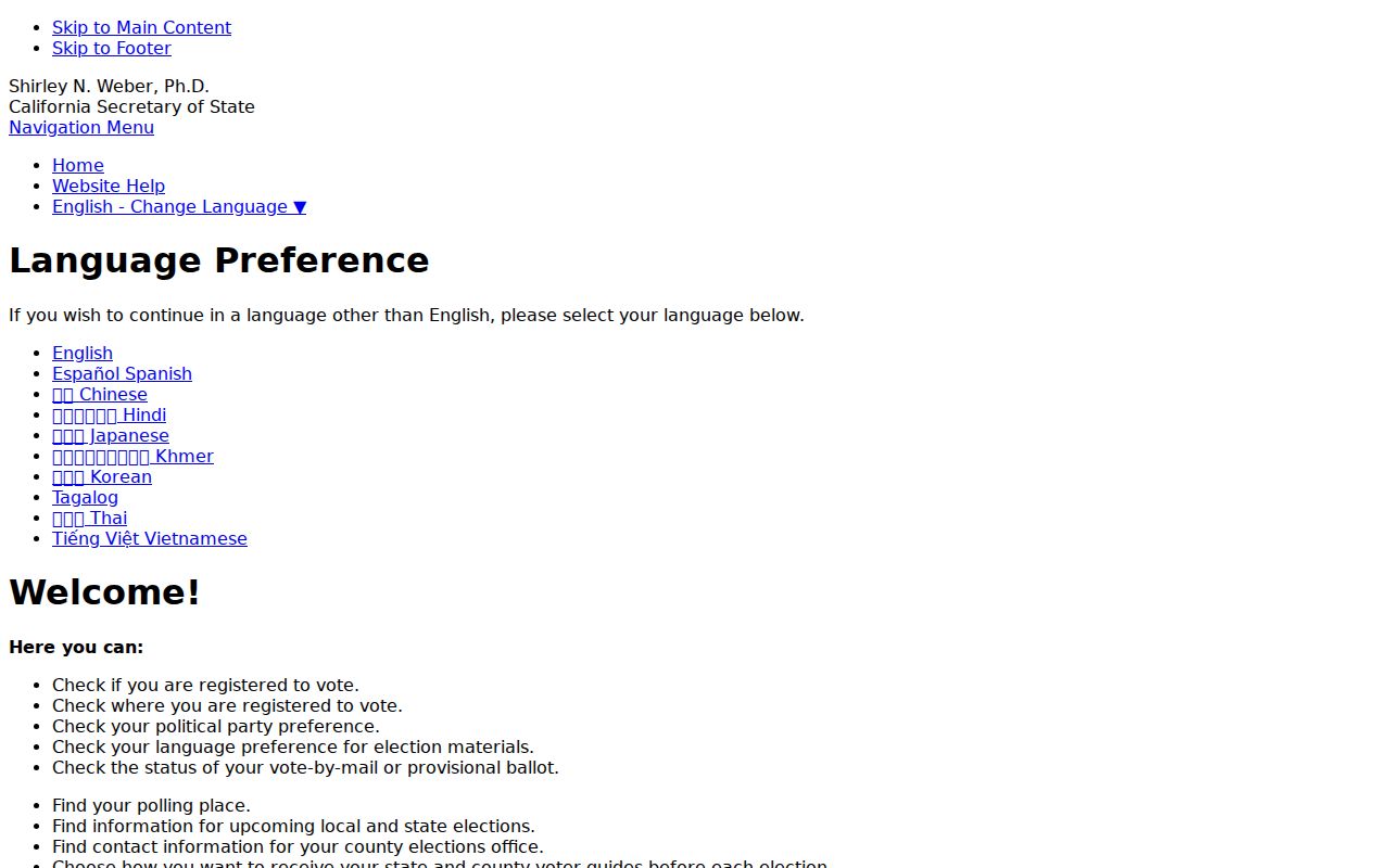 Soledad residents directory California authenticated voter status lookup