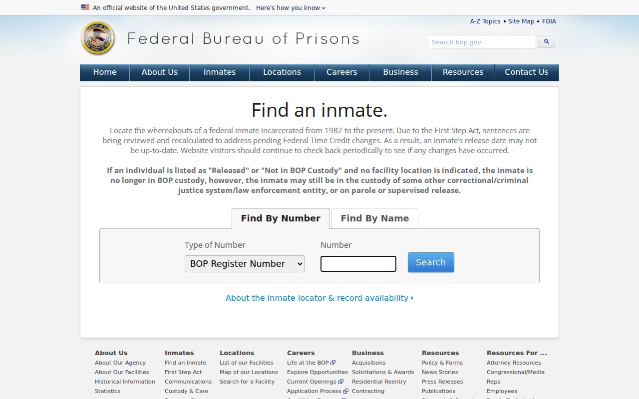 Soledad residents directory federal inmate locator research