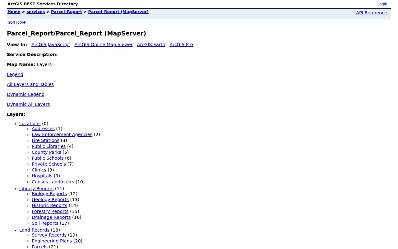 Soledad street directory Monterey parcel report fields